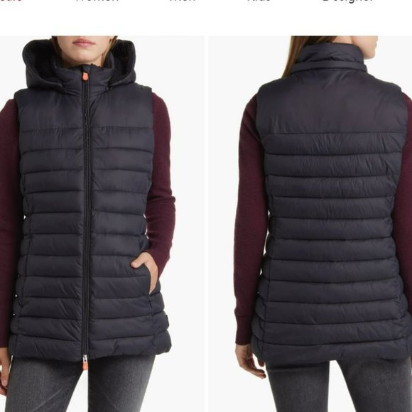 SAVE THE DUCK Jackets & Blazers - Save The Duck Margareth Hooded Puffer Vest